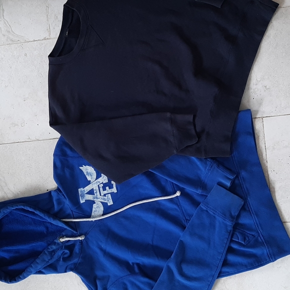 🎯 2 for 1 📣 Y2K American Eagle Hoodie and Crewneck - Picture 1 of 5